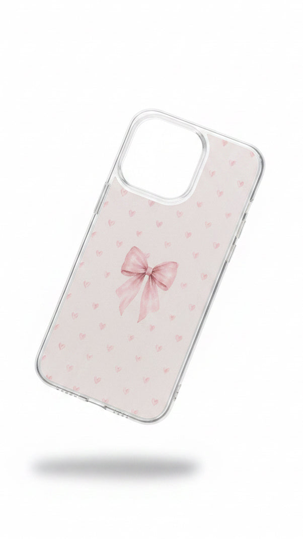 Pink Bow Hearts